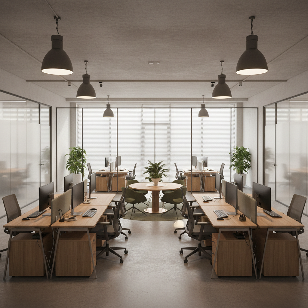 divisórias corporativas, ambientes de trabalho, design de interiores, arquitetura corporativa, infraestrutura escritório, mobiliário modular, readequação de espaços, cabines acústicas, vidro piso-teto, mão de obra especializada,