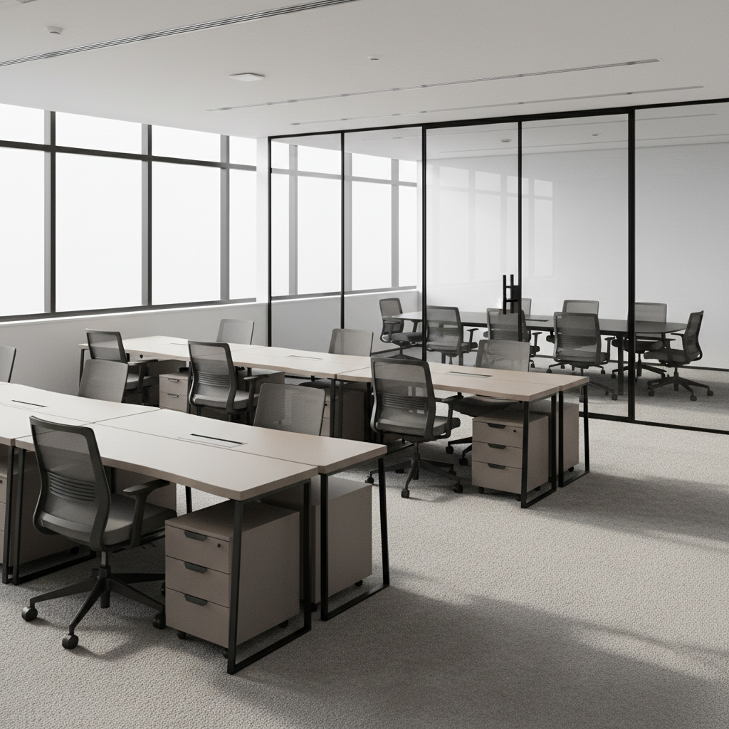mobiliário corporativo, cadeira ergonômica NR-17, mesa de trabalho com tomada, layout de escritório produtivo, Interiores Soluções Corporativas, móveis para escritório B2B, caixa de tomadas para mesa, ergonomia no trabalho, infraestrutura de escritório, montagem de móveis corporativos, cabeamento de rede estruturado, soluções para ambientes corporativos, Interiores Corporativos, Interiores Corporativos BH, Interiores Corporativos MG,