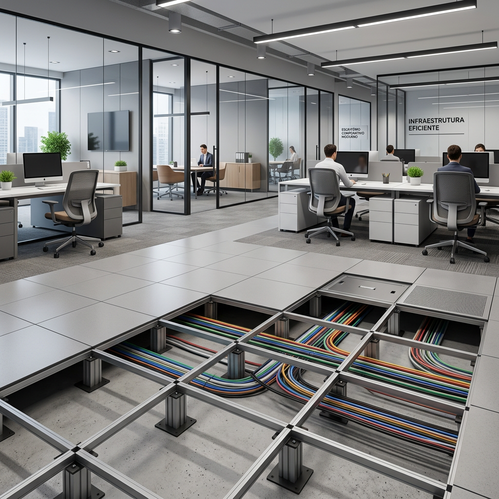 piso elevado corporativo, piso elevado escritório, piso elevado para climatização, piso elevado ambiente corporativo, infraestrutura corporativa, cabeamento elétrico e rede, divisórias corporativas, mobiliário corporativo, readequação de ambientes, remanejamento corporativo, soluções integradas corporativas, piso elevado vidro, piso elevado MDF, assistência técnica piso elevado, montagem piso elevado, ambiente de trabalho moderno, escritório corporativo, infraestrutura de rede, climatização corporativa, segurança no trabalho, normas técnicas ABNT, sustentabilidade corporativa, design de interiores corporativo, arquitetura corporativa, facilities management,