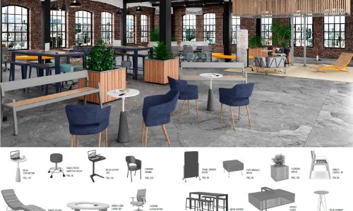 Tags: área de descompressão corporativa, bem-estar no ambiente de trabalho, espaço de relaxamento na empresa, mobiliário para áreas de descanso, ergonomia no escritório, ambiente colaborativo, sala de descanso para funcionários, arquitetura corporativa humanizada, espaços de pausa no escritório, design biofílico no trabalho, conforto no ambiente corporativo, retenção de talentos, produtividade com qualidade de vida,
